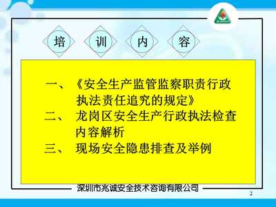 某区安全生产行政执法检查内容解析培训课件(PPT 101页)